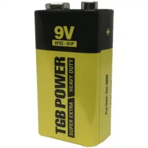 TGB POWER PİL 9 V 6F22 (PKT-10 LU)