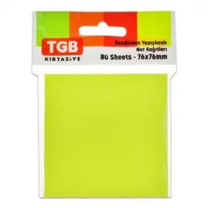 TGB YAPIŞKANLI NOT KAĞIDI TGB-2145 (PKT-12 Lİ)