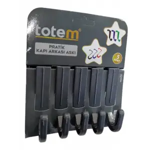 TOTEM PRATİK KAPI ARKASI ASKI TT-0626 5 Lİ