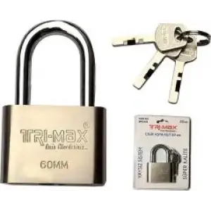 TRI-MAX ÇELİK ASMA KİLİT 60 MM MK-2429
