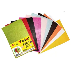 TRİPOD YAPIŞKANLI KEÇE 20X30 CM 10 RENK P-7604
