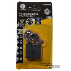 TUDOR ASMA KİLİT GRİ 20 MM VKM TD-G20MM