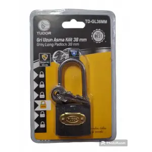 TUDOR ASMA KİLİT GRİ UZUN 40 MM VKM TD-GL40MM