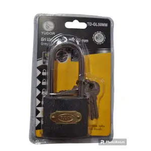 TUDOR ASMA KİLİT GRİ UZUN 50 MM VKM TD-GL50MM