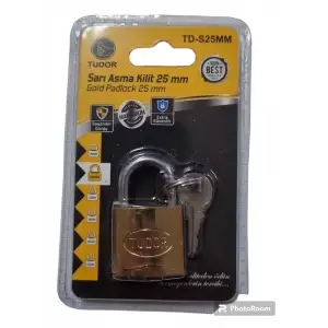 TUDOR ASMA KİLİT SARI 25 MM VKM TD-S25MM