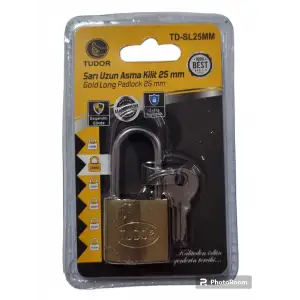 TUDOR ASMA KİLİT SARI UZUN 25 MM VKM TD-SL25MM