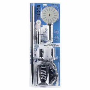 TUDOR SÜRGÜLÜ LÜX DUŞ SETİ KROM VAKUMLU TDR-256