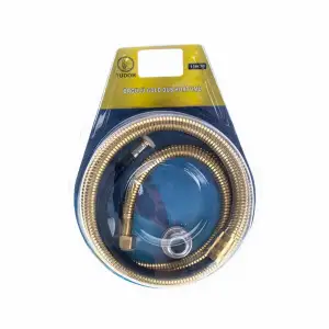 TUDOR VAKUMLU DUŞ HORTUMU GOLD 150 CM TH-214