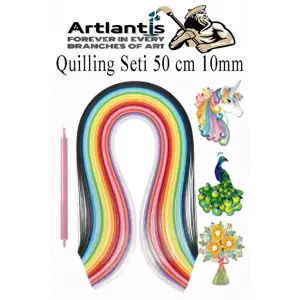 TUTKU RENKLİ QUİLLİNG KAĞIT 10 MM MS-2023