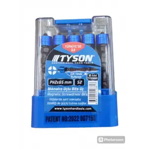 TYSON MIKNATISLI BİTS UÇ PH2X 65 MM 9681(PK-10 LU)