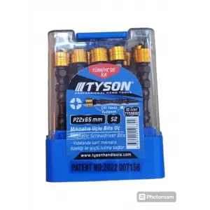 TYSON MIKNATISLI BİTS UÇ PZ2X 65 MM 9682(PK-10 LU)