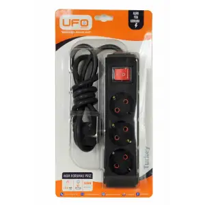 UFO GRUP PRİZ AKIM KORUMALI 3 LÜ 1.5 MT