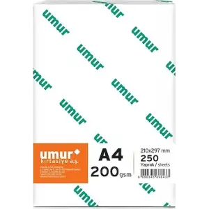 UMUR GRAMAJLI A4 200 GR (PKT-250 Lİ)