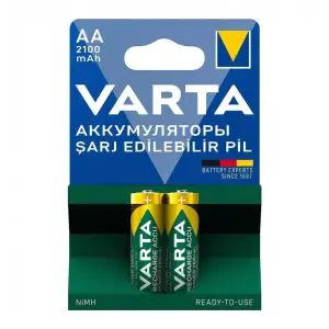 VARTA ŞARJLI KALEM PİL AA 2100 MAH 2 Lİ