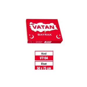 VATAN BEZ BAYRAK 50X75 VT-104