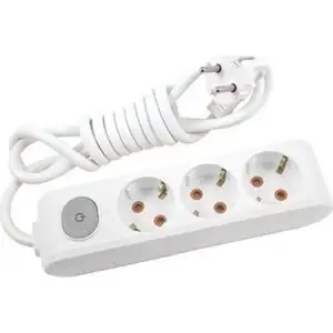 VİKO GRUP PRİZ ANAHTARLI 3 LÜ 2 MT