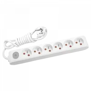 VİKO GRUP PRİZ ANAHTARLI 6 LI 2 MT