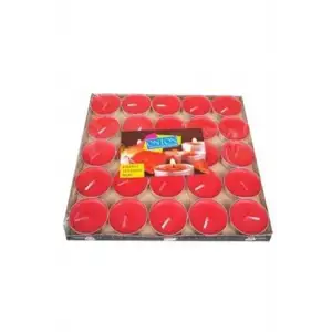 VMAX ONTON TEALİGHT MUM KIRMIZI 50 Lİ