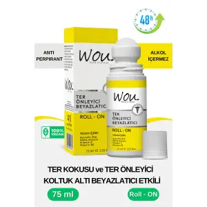 WOU TER ÖNLEYİCİ ROLL ON 75 ML
