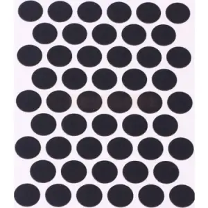 YAPIŞKAN TAPA(VİDA KAPATICI) SİYAH (PKT-50 Lİ)