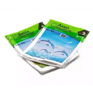 YETGİN CIRTLI POŞET (BLOK) 26X38 NO:2 BEYAZ 100 LÜ