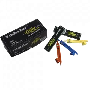 YILDIZLAR PERGEL PLASTİK RENKLİ 42 (PKT-50 Lİ)