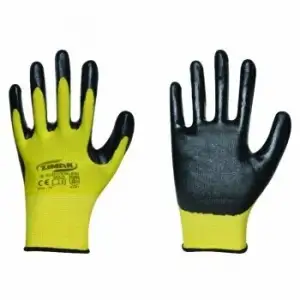 ZİMAK NİTRİL KAPLI İŞ ELDİVENİ SARI SİYAH EL-105