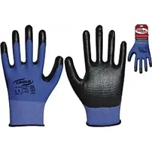 ZİMAK NİTRİL KAPLI İŞ ELDİVENİ TIRTIKLI EL-103