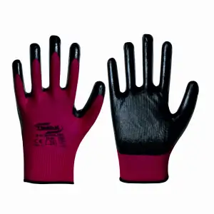 ZİMAK PRO.İŞ ELDİVENİ BORDO SİYAH NO:10 EL-135