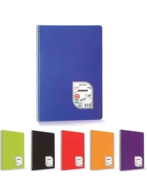 A4 METOT PP KAPAK SPİRALLİ DEFTER 120-4(KOLİ-48Lİ)