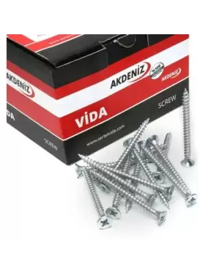AKDENİZ YHB SUNTA VİDASI 6,0 X 150 50 Lİ