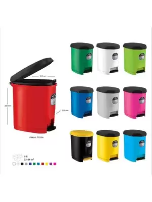 ARK PEDALLI ÇÖP KOVASI PLASTİK 9 LT 1380