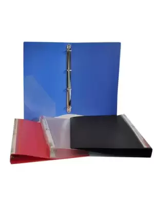 BAFİX HALKALI DOSYA PP 4 HALKALI A4 MAVİ