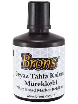 BRONS TAHTA KALEM MÜREKKEBİ 100 ML SİYAH BR-353