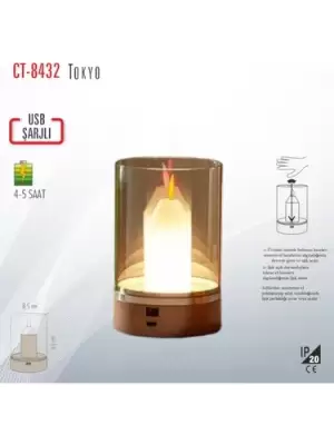 CATA TOKYO MASA LAMBASI ŞARJLI CT-8432