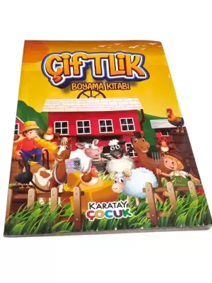 ÇİFTLİK BOYAMA KİTABI 128 SAYFA