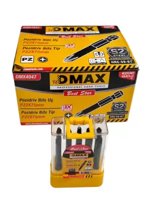 DMAX BİTS UÇ PH-Z 2X75 MM DMX-4047 (PKT-10 LU)