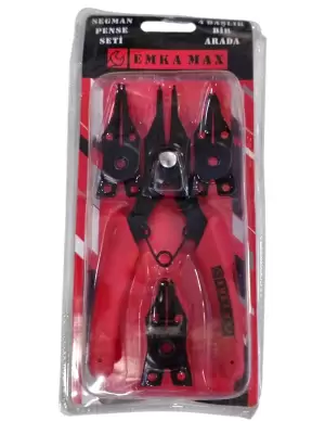 EMKA SEGMAN PENSE SETİ 4 BAŞLIKLI EMKA-5572