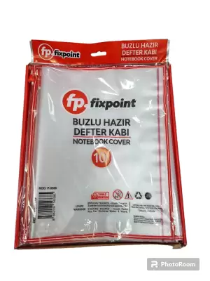 FİXPOİNT HAZIR DEFTER KABI ŞEFFAF P-3385 10 LU