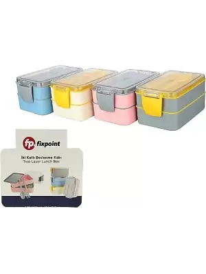 FİXPOİNT İKİ KATLI BESLENME KABI 900 ML P-1988
