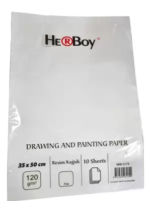 HERBOY RESİM KAĞIDI 35X50 CM 120 GR 10 LU HRB-3179