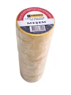 MEŞEM ELEKTRİK BANDI SARI MEŞEM-807 (PKT-10 LU)