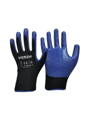 MEŞEM ZEBRA ELDİVEN 1/2 MAVİ-SİYAH EL-360(PK-12Lİ)