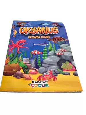 OKYANUS BOYAMA KİTABI 128 SAYFA