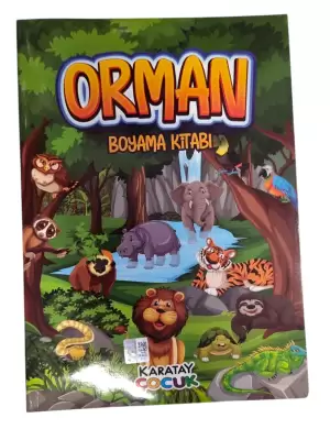 ORMAN BOYAMA KİTABI 128 SAYFA