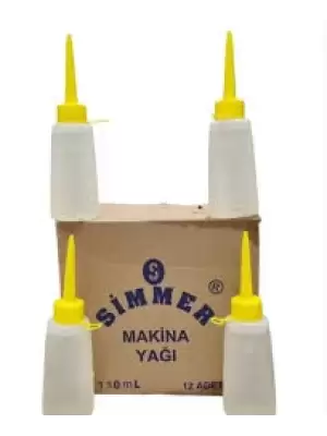 SİNER SİMMER MAKİNE YAĞI 150 CC (PKT-12 Lİ)