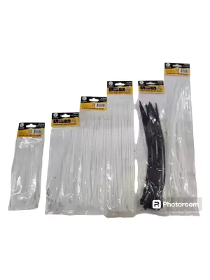 TUDOR CIRT KELEPÇE(KABLO BAĞI)3,6X250 SİYAH 25 Lİ