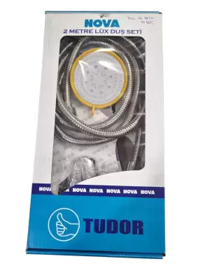 TUDOR NOVA DUŞ SETİ SİYAH LÜKS 2 MT DS-L0049