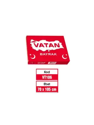VATAN BEZ BAYRAK 70X105 VT-0106