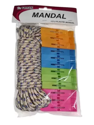 VMAX PLASTİK MANDAL 12 Lİ V-507